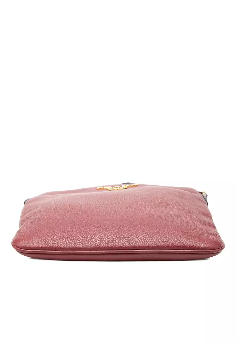Pre-Loved Prada Vitello Daino Crossbody