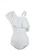 HAPPY FRIDAYS white Ruffle Backless One Piece Swimsuit SW-20087 A255EUSBD1AFDBGS_1