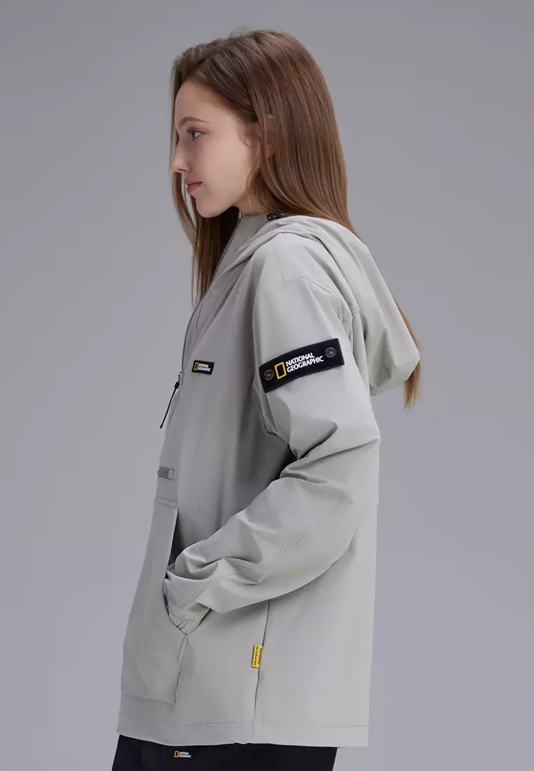 男女同款ARCHELON梭織連帽Anorak運動外套