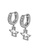 Her Jewellery silver Dangling Huts Earrings (White Gold) - Made with Swarovski Crystals 6A196ACD891DC2GS_3