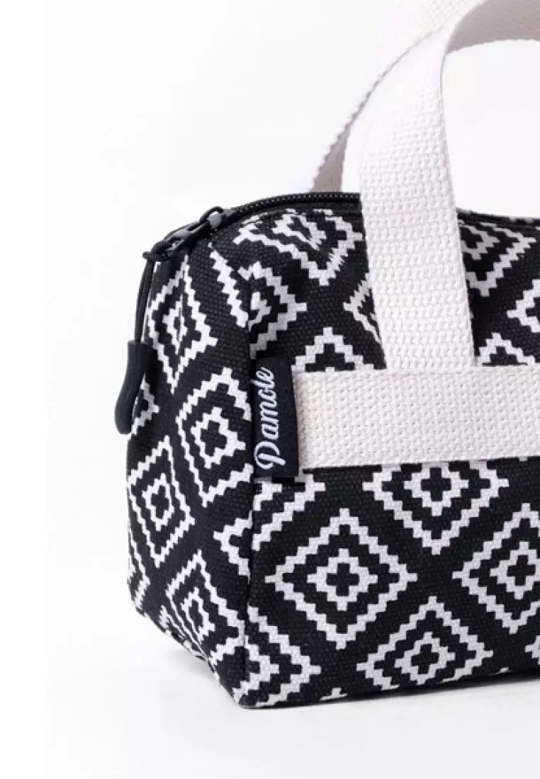 Pamole Pouch Kosmetik Bahan Kanvas Penutup Resleting - Tribal