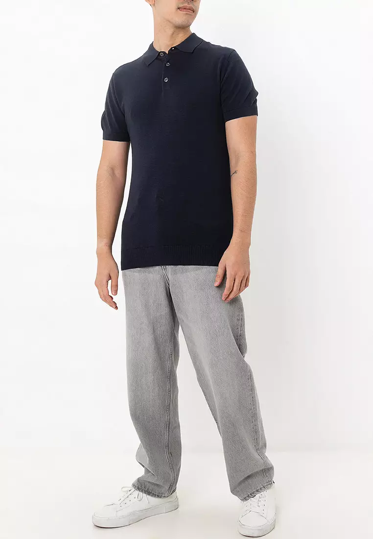 Knitted Polo Shirt