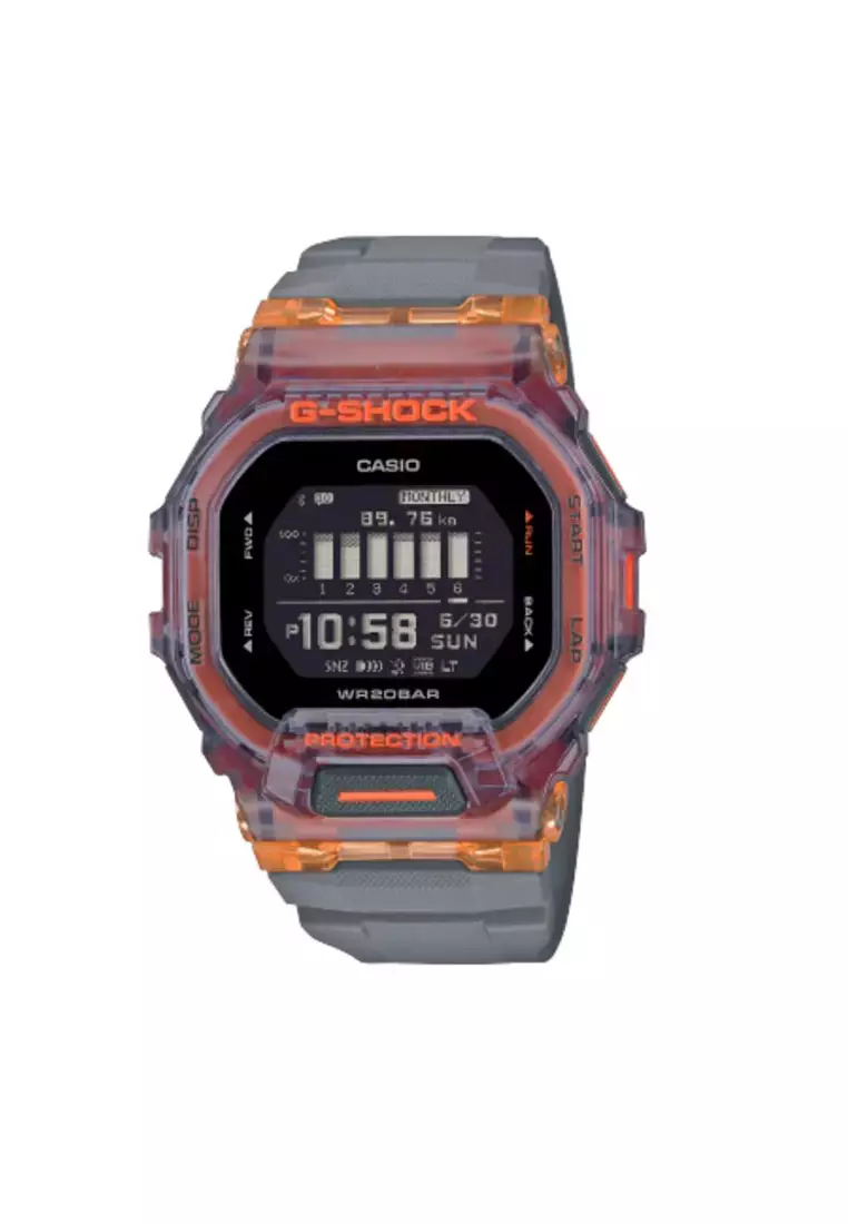 G shock grey orange outlet