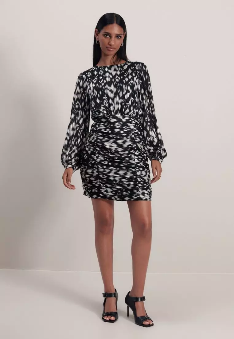 Next zebra online print dress