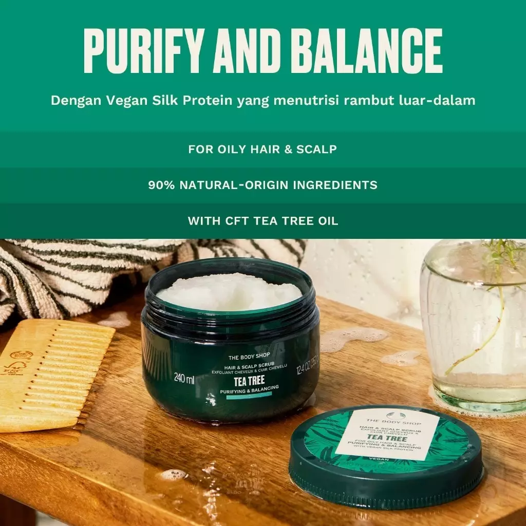 Tea Tree Hair Scrub 240ml