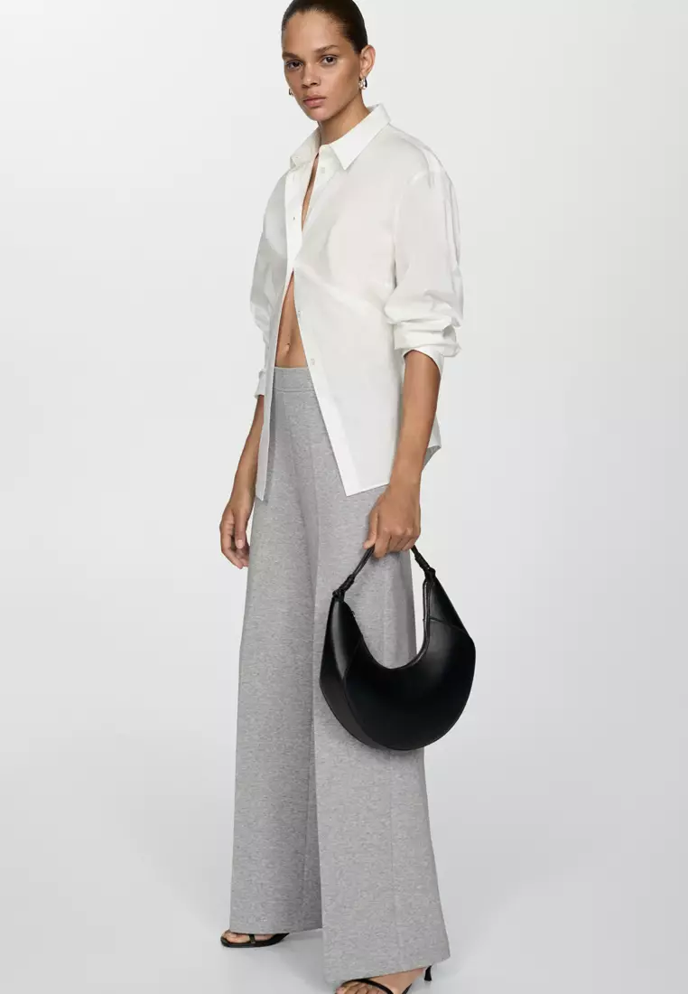 Mango wide leg trousers shop