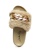 London Rag beige Acrylic Chain Strap Fur Slides in Beige 1508ASHA6D8155GS_6