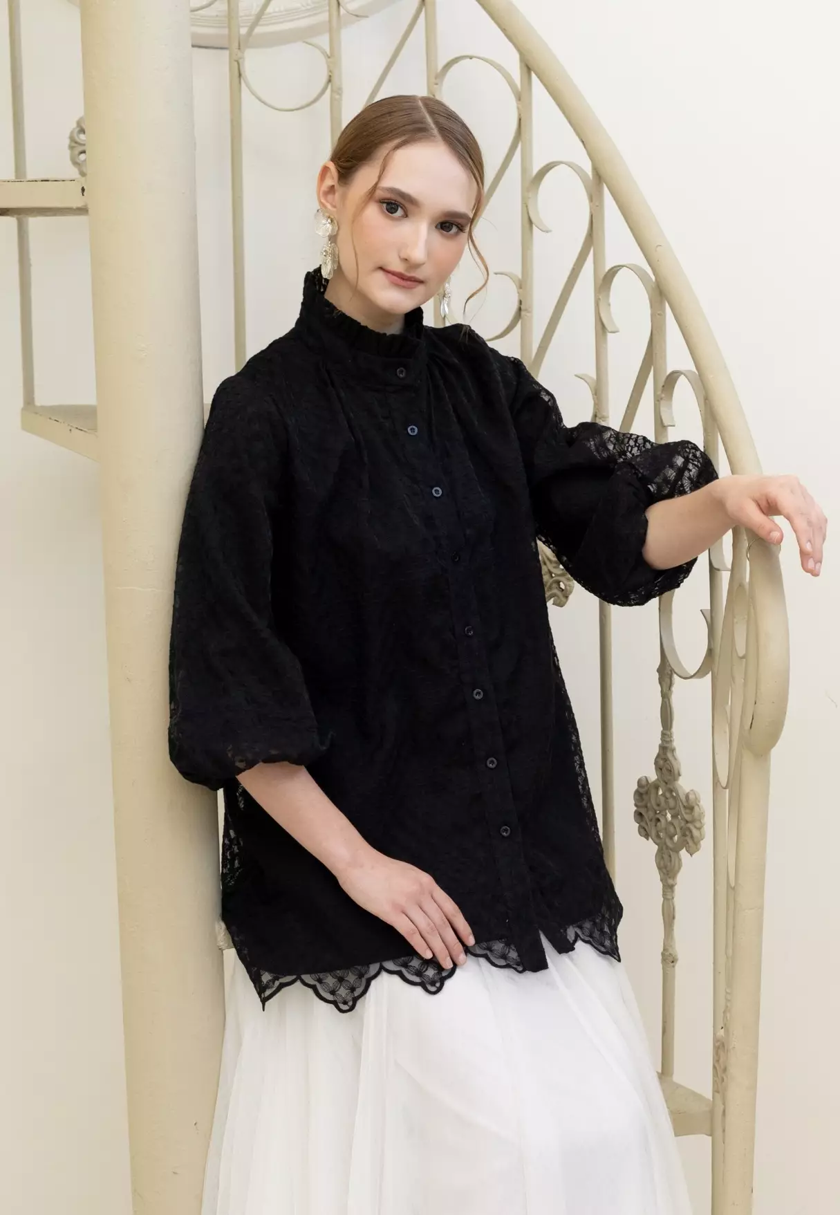 Marielle Blouse - Midnight