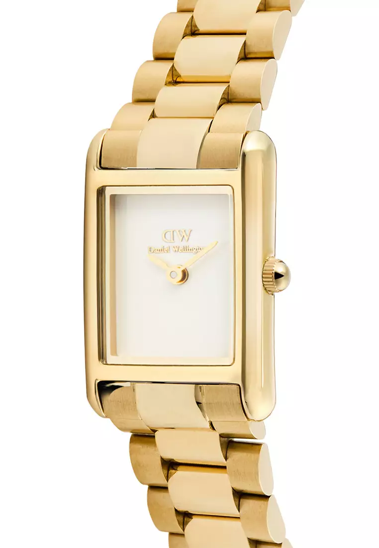 Bound Mini 3-Link White Gold - Women Watch stainless steel watch DW Official Authentic Original jam tanggan perempuan DW jam tangan