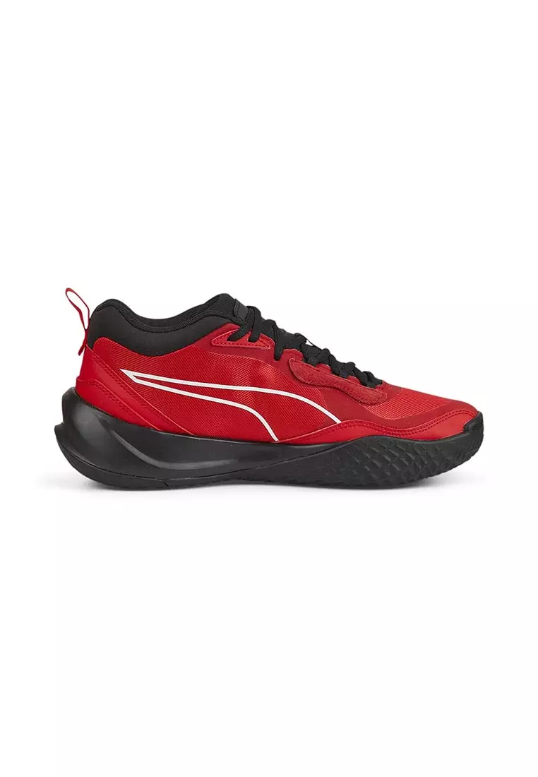 Puma basket shoes red sale