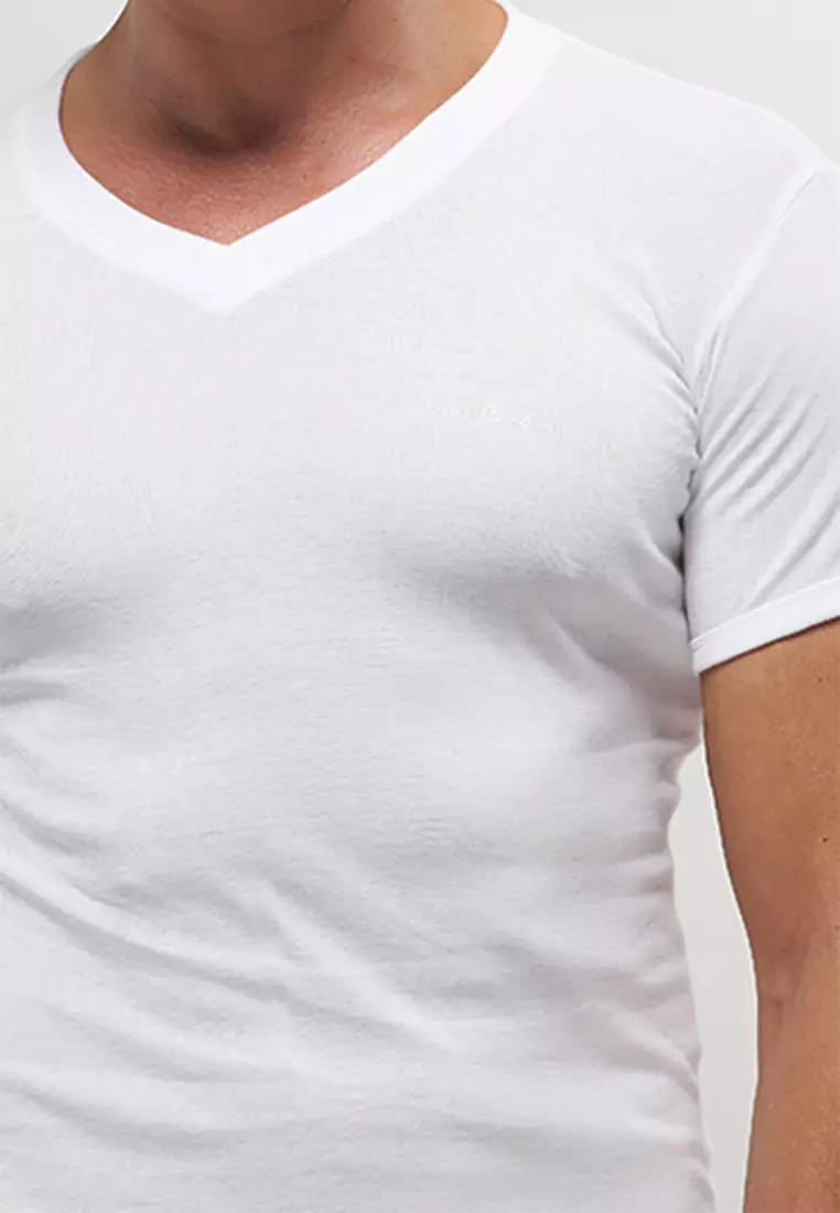 T-shirt V-Neck Satuan