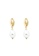 A-Excellence gold Pearl and Gold Drop Earrings 1F6CFAC02A14BBGS_1