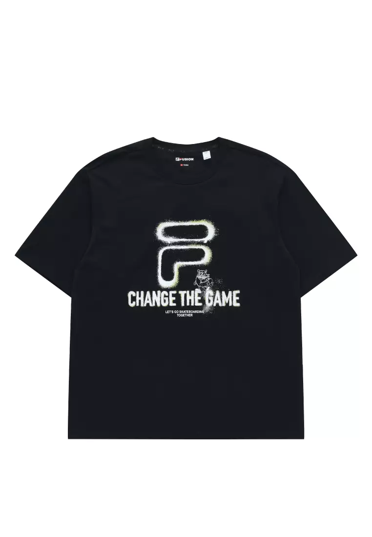 FILA FUSION Collection Street Sport Style Men s Cotton T shirt