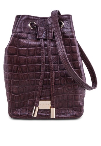 Hilesprit台灣網頁ary Calf Leather Drawstring Bag, 包, 皮革系列