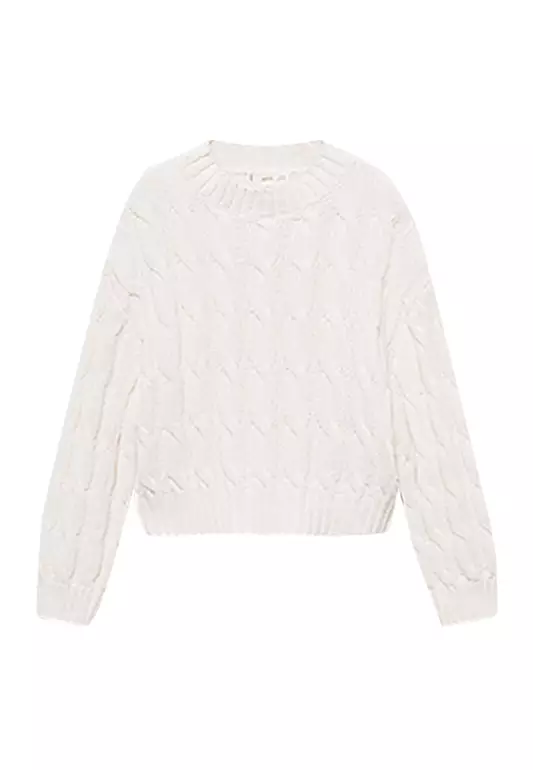 Braided Knitted Sweater