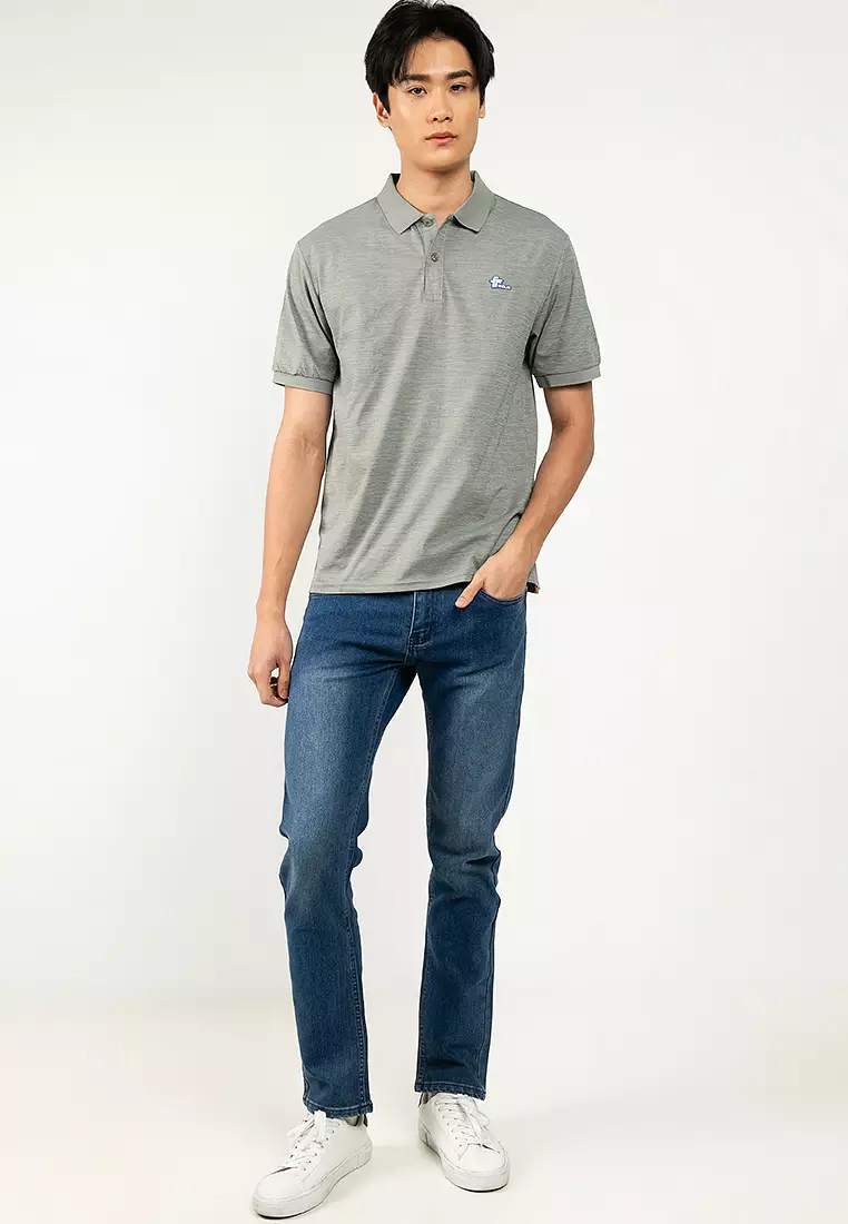 Slim Fit Washed Denim Jeans