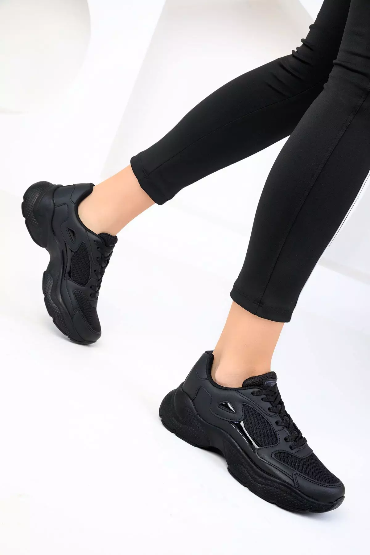 Mesh Panelled Sneakers