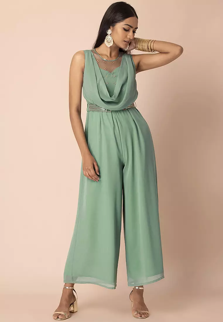 Pastel green jumpsuit online