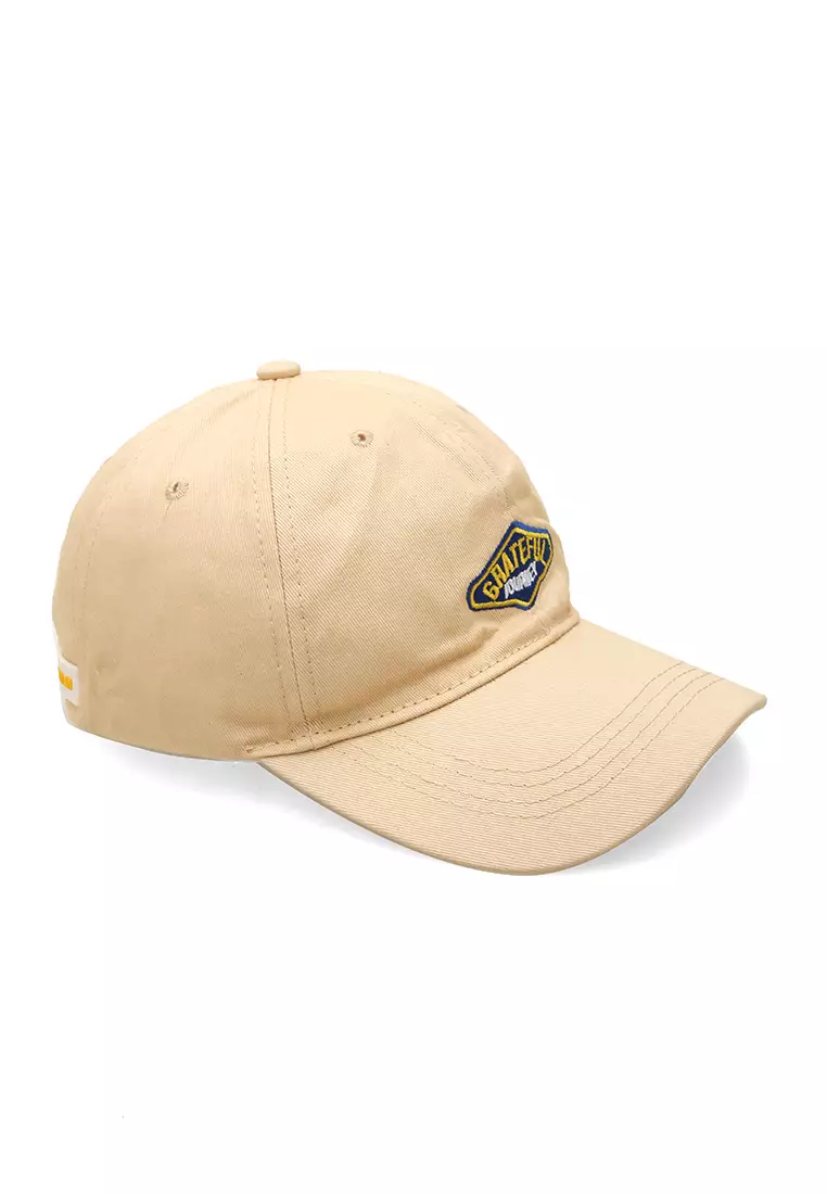 Jahari Aksesoris Fashion Pria Wanita Topi Baseball Kasual Logo Grateful Resizable Strap Material Cotton ORIGINAL - Beige