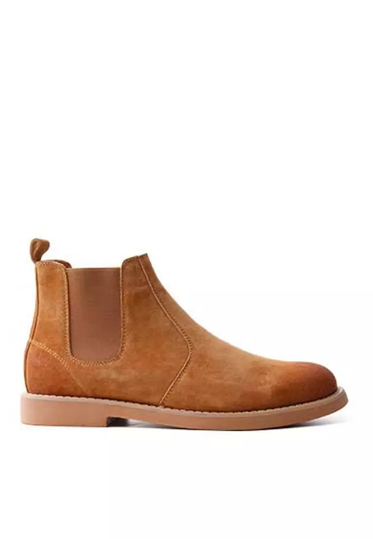 Discount on Twenty Eight Shoes  shoes - SKU: VANSA  Vintage Leather Elastic Boots  VSM-B1703067