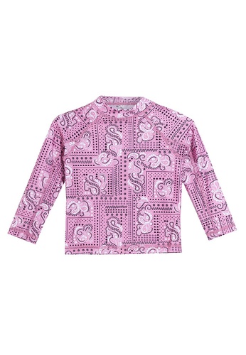 Cath Kidston pink Bandana Long Sleeve Rash Vest 2F9A3KA3006FA9GS_1