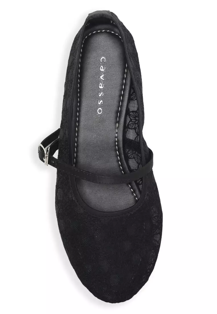 Alesha Flats Shoes Black