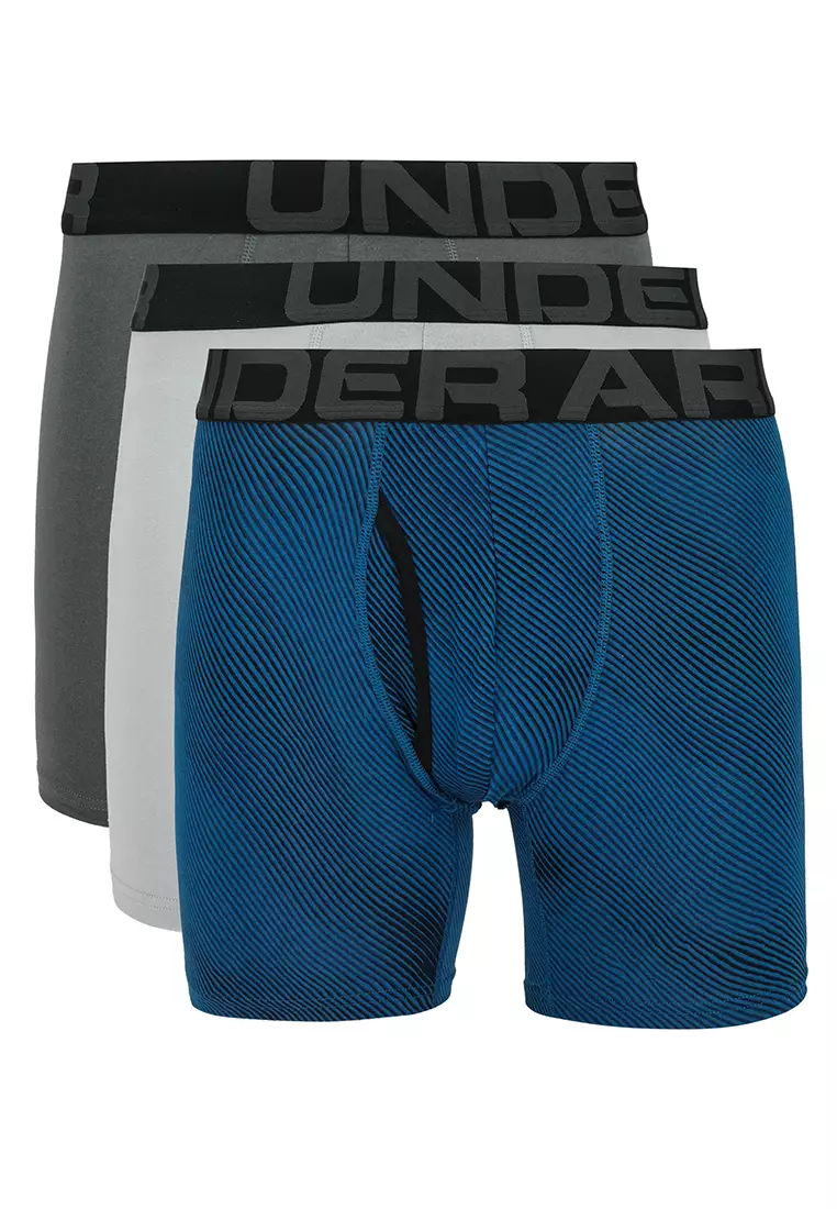 Men's UA Charged Cotton 6'' Boxerjock 3 Pack
