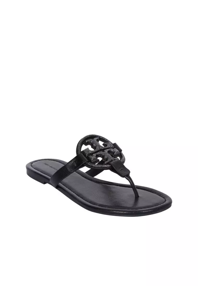 All black tory burch sandals outlet
