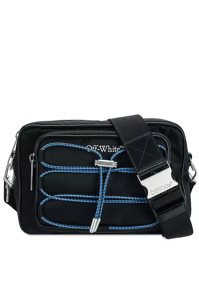 White crossbody top camera bag