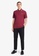 Fred Perry red M12 Twin Tipped Fred Perry Shirt (Maroon) C08ABAAD26FB98GS_4