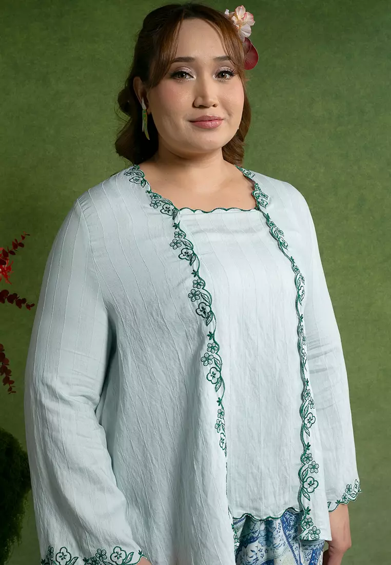 Rina Plus Size 2-in-1 Kebaya Set