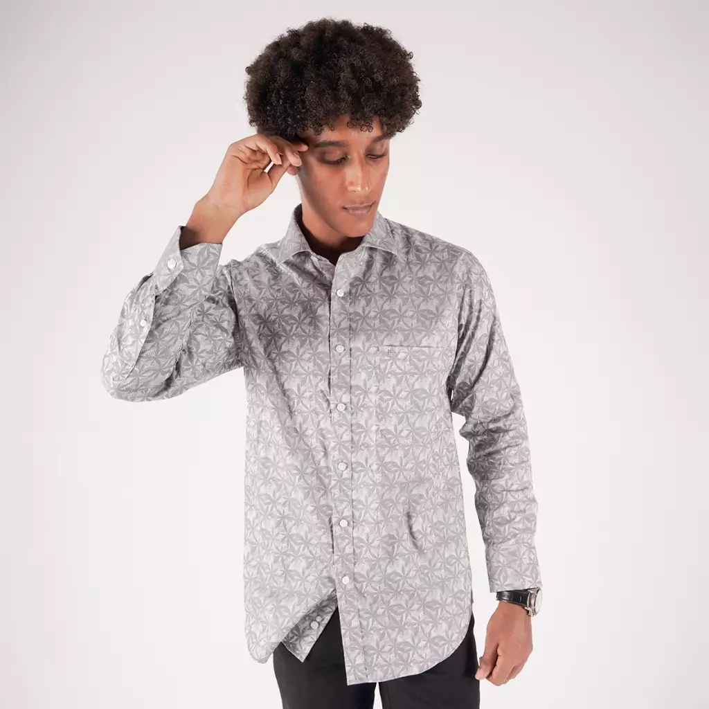 Kemeja Guy Laroche Lengan Panjang Bentley Dre Print