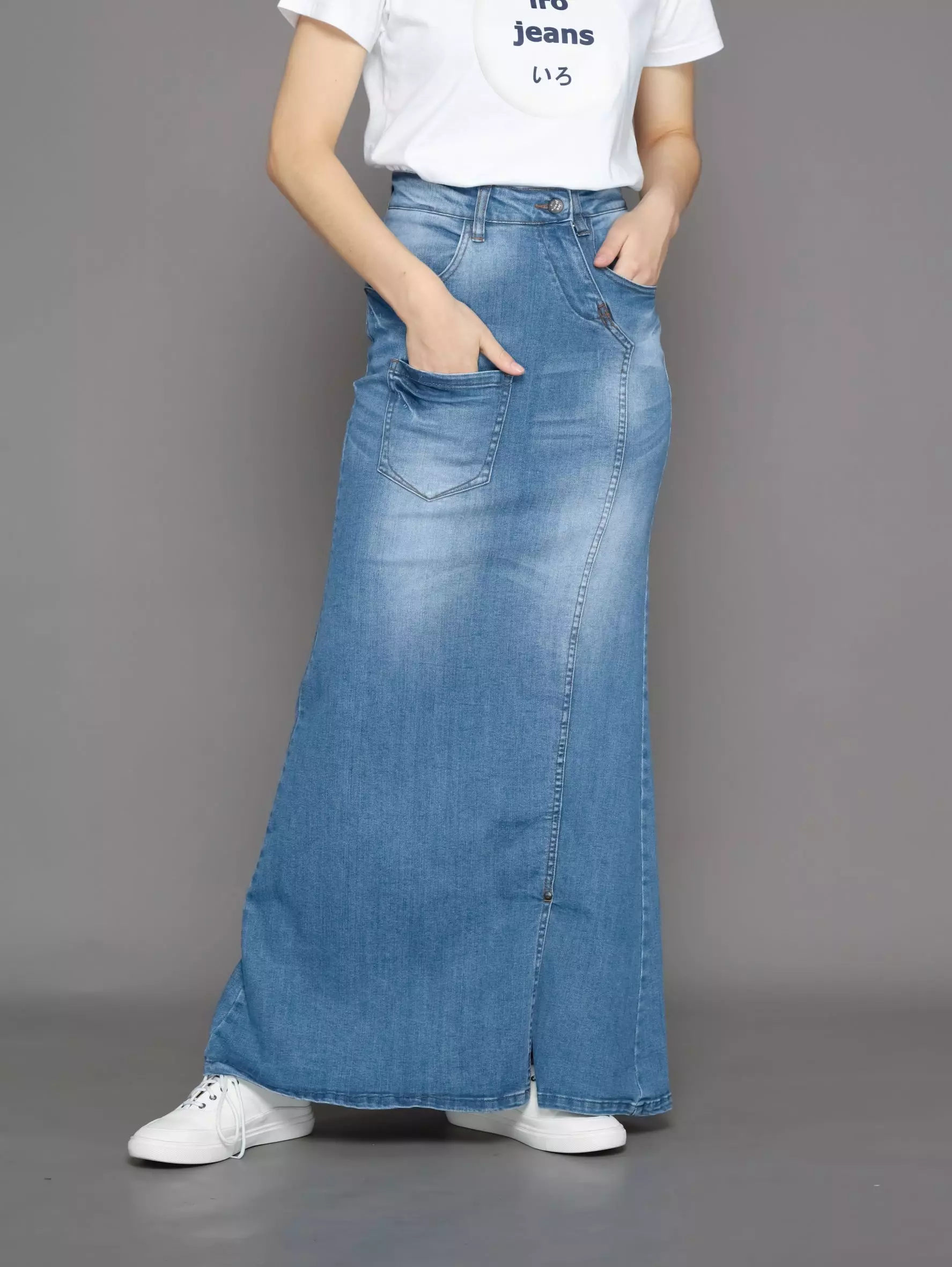 High waisted on sale fancy maxi skirt