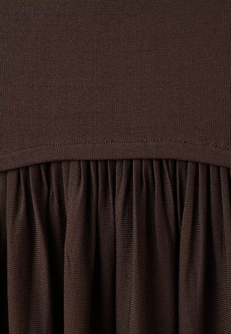 Combined Strapless Dress