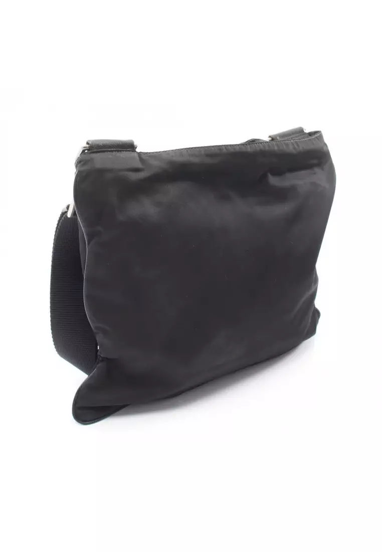 Buy Prada Pre-Loved Prada triangle logo Shoulder bag Nylon