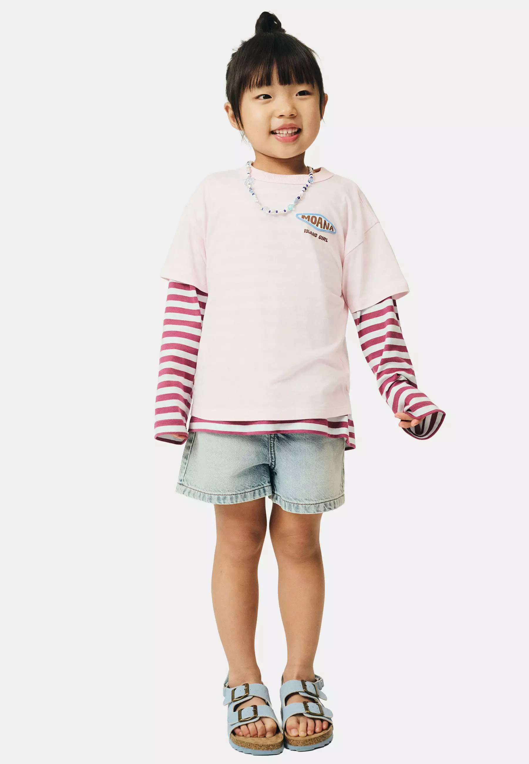 License Drop Shoulder Short Sleeves Tee