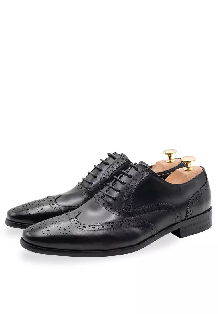 Salvador Wingtip Black Oxford