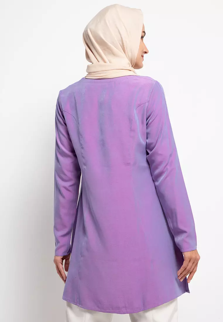 AZZAR Velli Tunic in Violet