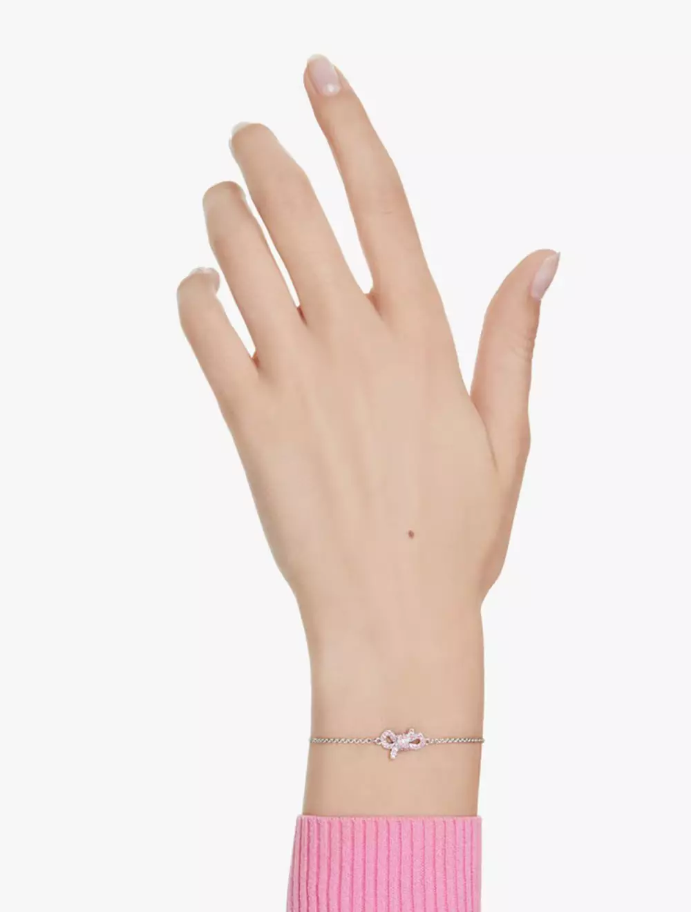 Jual Swarovski Lifelong Bow Bracelet, Bow, Pink, Rhodium Plated