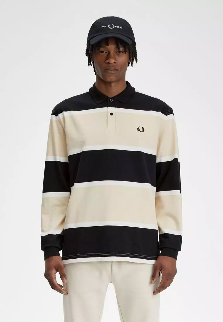 Buy Fred Perry Fred Perry M7713 Relaxed Stripe Long Sleeve