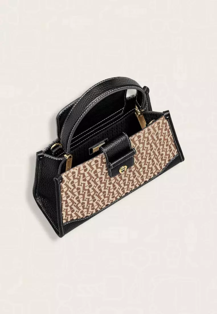 Aigner Emea Handbag Logo S Black