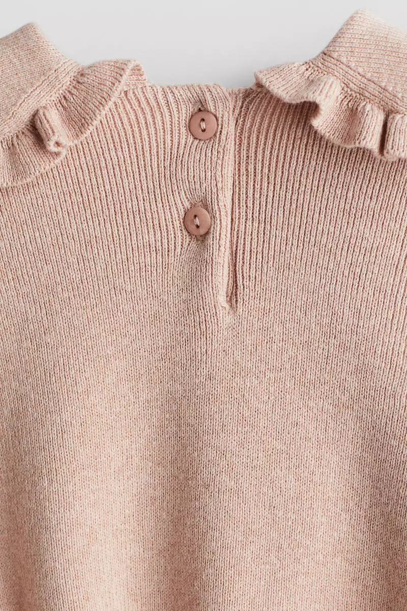 2-piece rib-knit cotton set