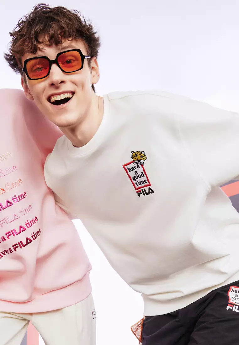 Fila sweatshirt pink store