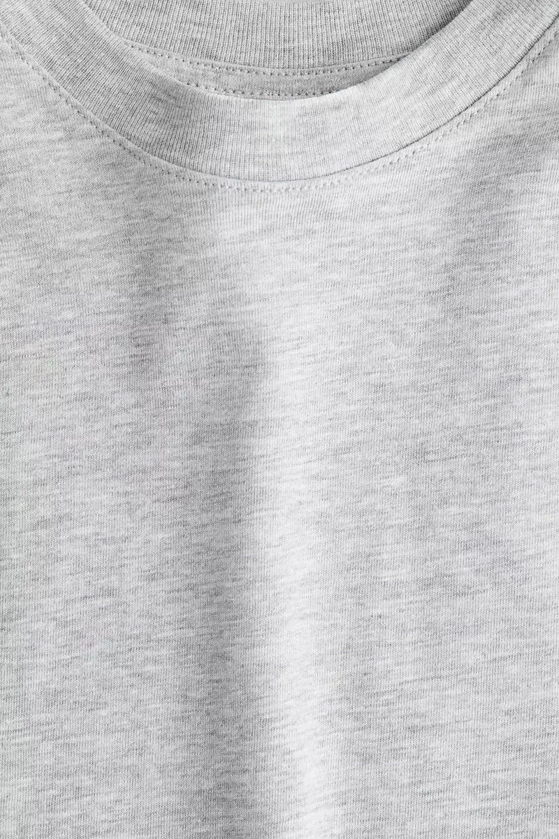 Long-sleeved cotton T-shirt