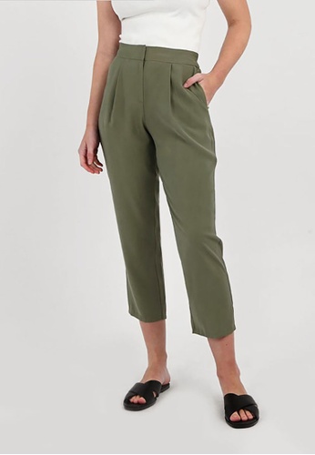 FORCAST green FORCAST Wyatt Tapered Trousers 1ADFFAA879241EGS_1