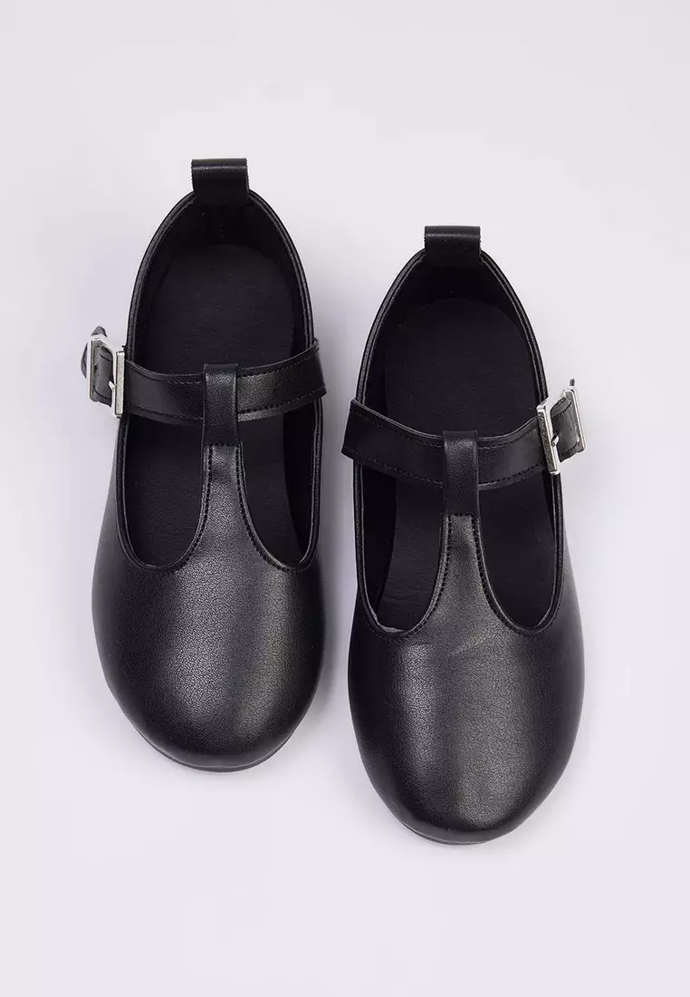 Black T Band Mary Jane Little Girls' Ballerina Ballet Takaw26Be00000