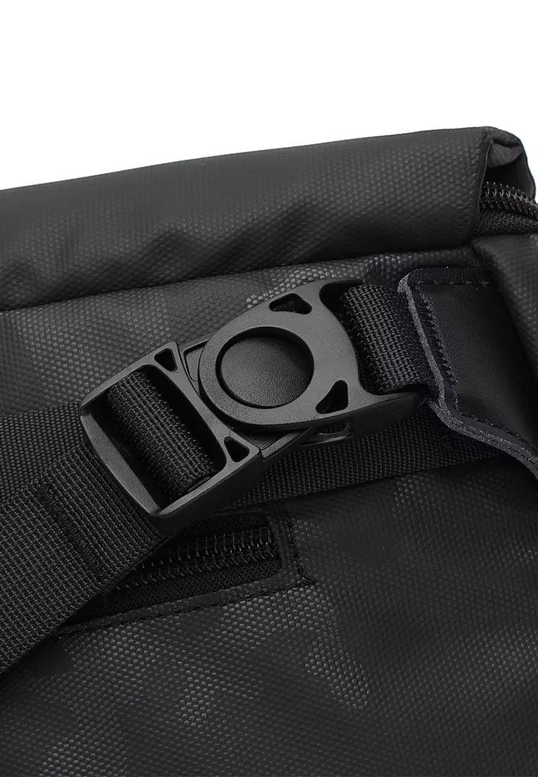 Flap Front Messenger Bag / Crossbody Bag / Sling Bag - Black