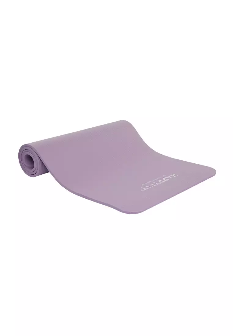 HAPPYFIT Yoga Mat Pastel NBR 10mm Free Bag Lilac
