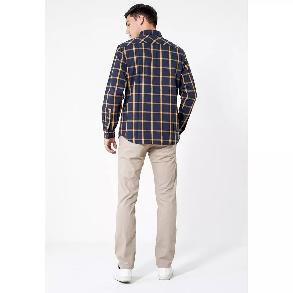 TRIPLE Celana Chinos Stretch Slim Fit Light Khaki (285 828 04)