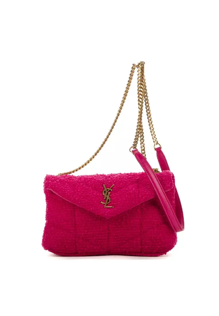 Yves Saint Laurent Pre loved Toy Loulou Tweed 2024 Buy Yves